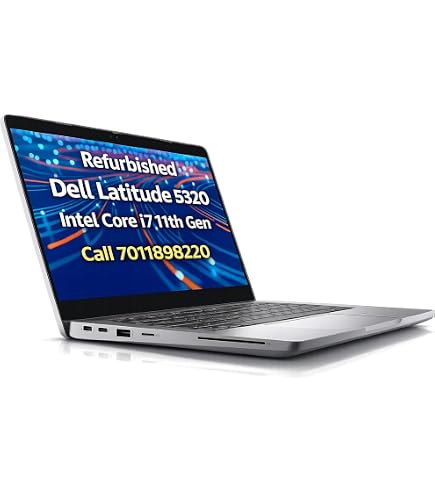 Certified Latitude 5320 Touch Screen Business Laptop | Core i7